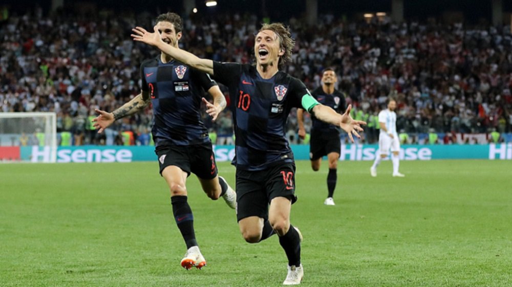Croácia se classificou para a final da Coipa da Rússia ao vencer a Inglaterra na prorrogação (Foto: Reprodução/Fifa)