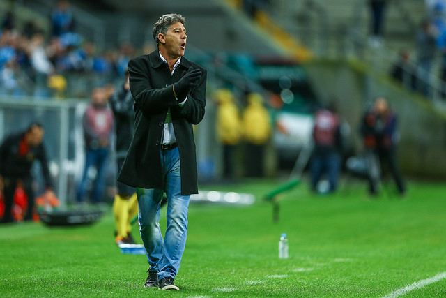 Renato Gaúcho repete estratégia no Grêmio (Foto: Lucas Uebel/Grêmio)