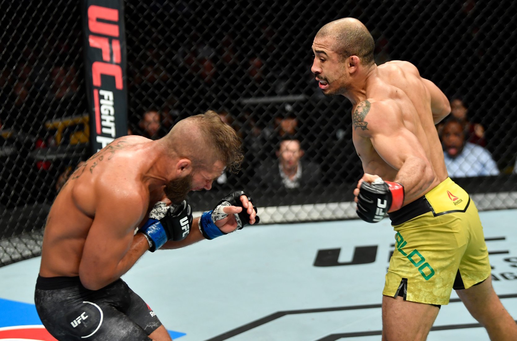 Aldo vence Stephens no UFC Calgary. (Foto: Reprodução/Facebook UFC)