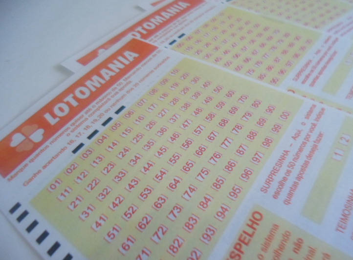 Cartão de marcação dos números da Lotomania (Foto: Divulgação / Caixa)