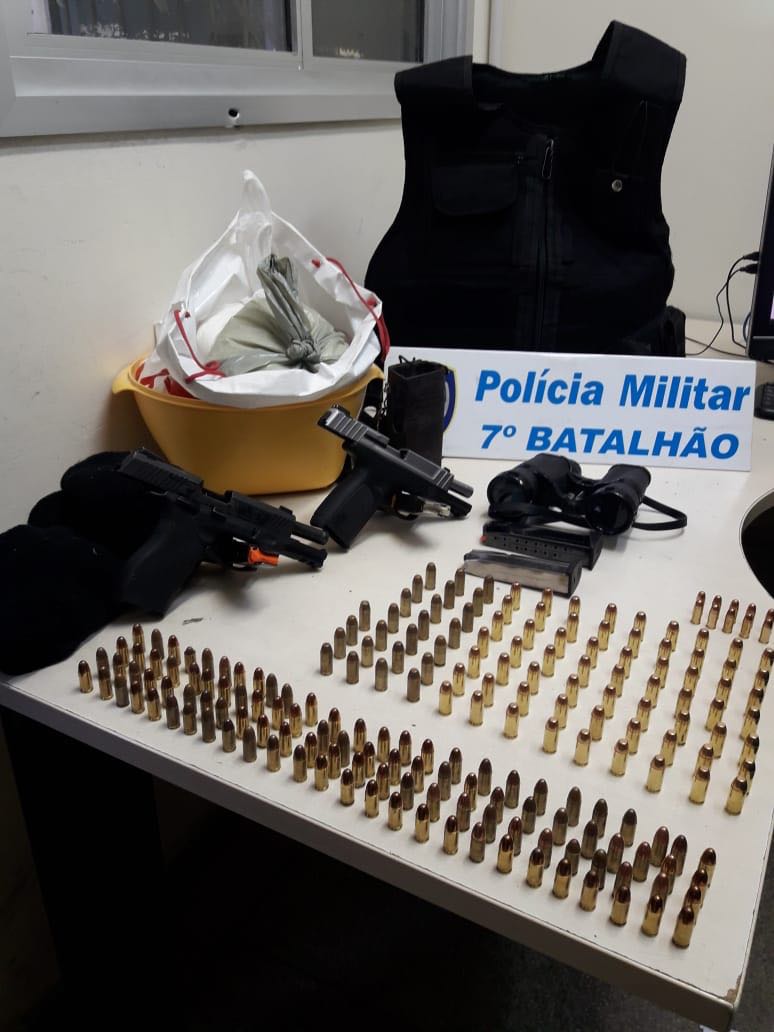 Munição apreendida na operação (Foto: Divulgação)
