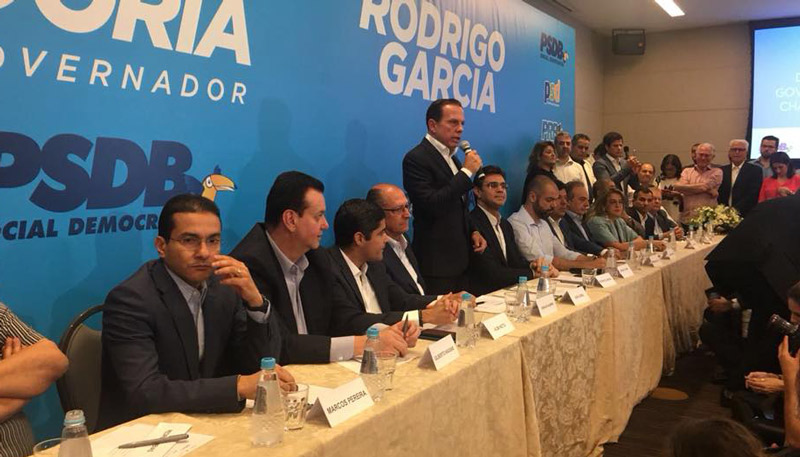 Dória foi anunciado como candidato ao Governo de São Paulo (Foto: PSDB Facebook)