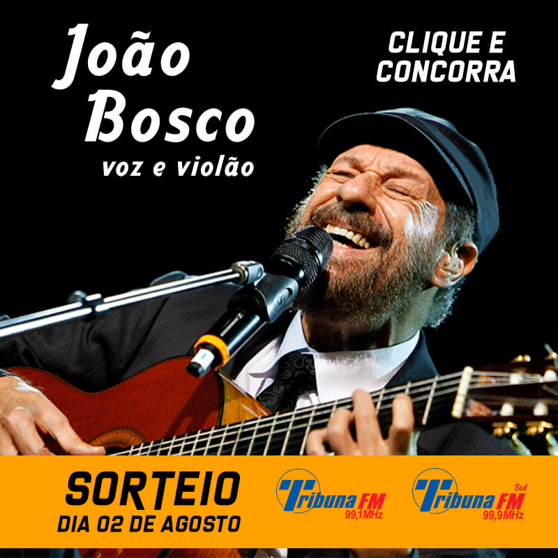 Show de João Bosco em Vitória (Foto: Setor de Arte da Rede Tribuna)