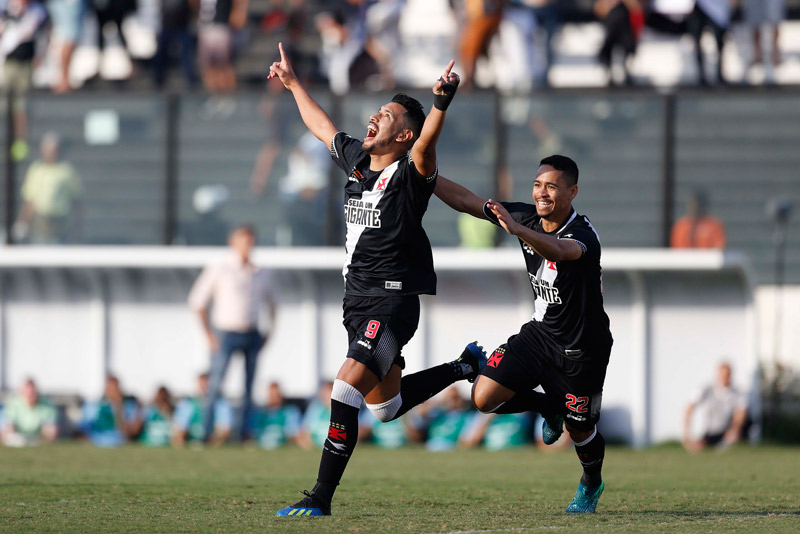 Rios comemora o gol que deu a vitória ao Vasco (Foto: Rafael Ribeiro/Vasco.com.br)