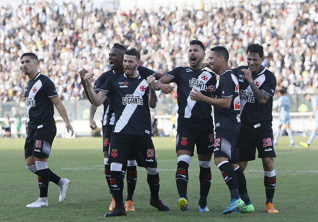 Comemoração merecida dos vascaínos (Foto: Rafael Ribeiro/Vasco)