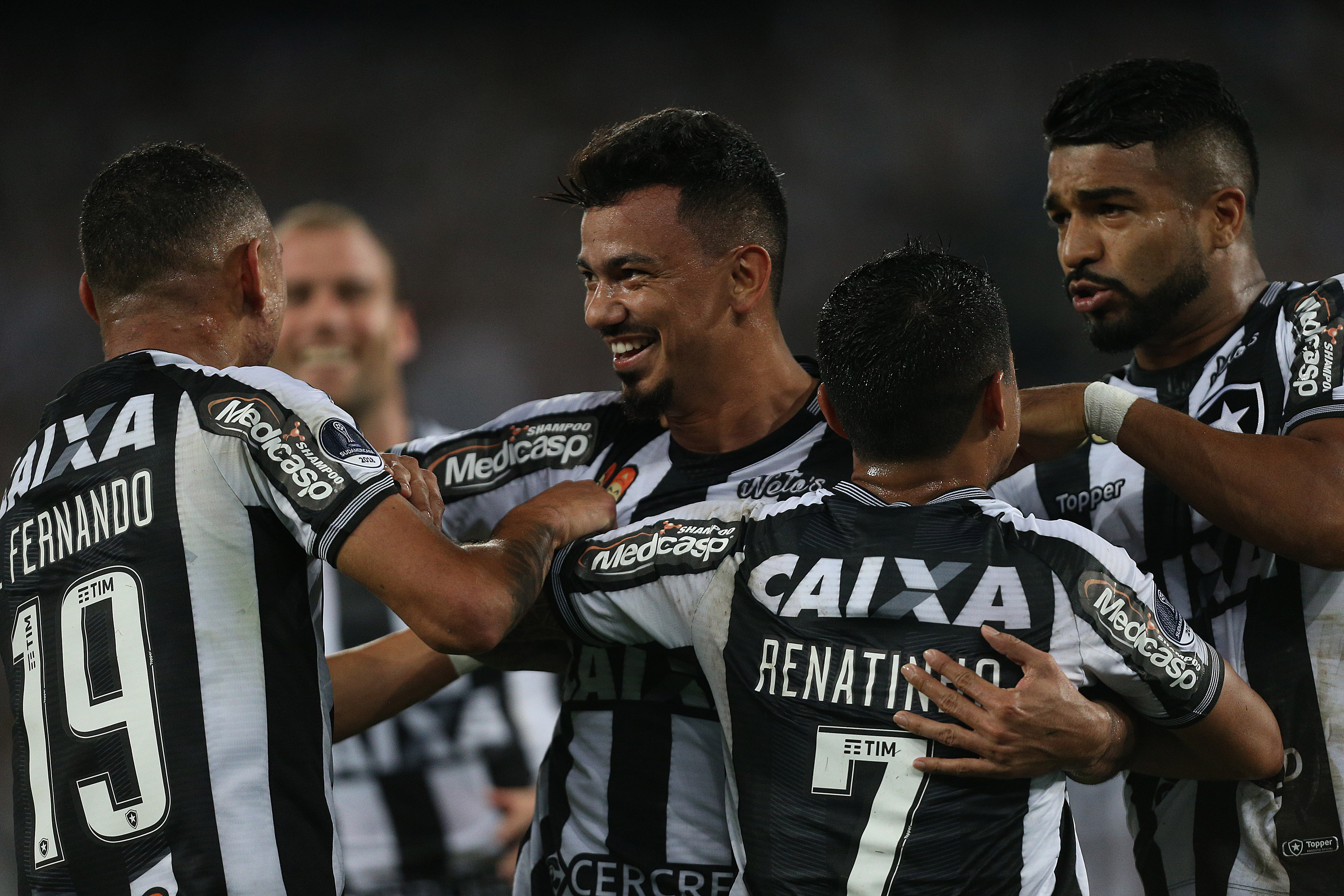 Botafogo eliminou o Nacional/PAR com boa atuação (Foto: Vitor Silva/SSPress/Botafogo)