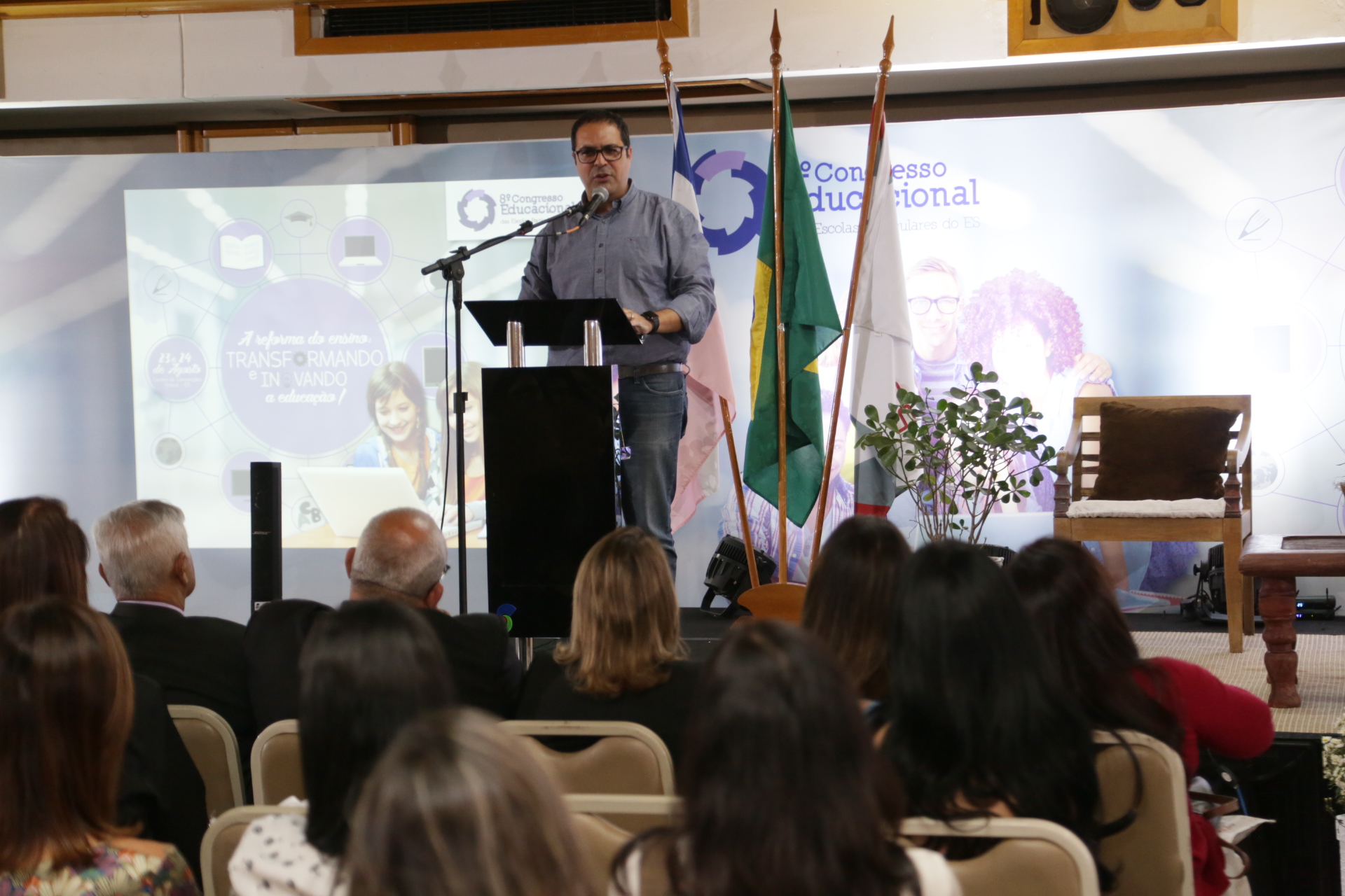 Palestra Júlio Pompeu (Foto: Jefferson Rocio/ Divulgação Sinepe)