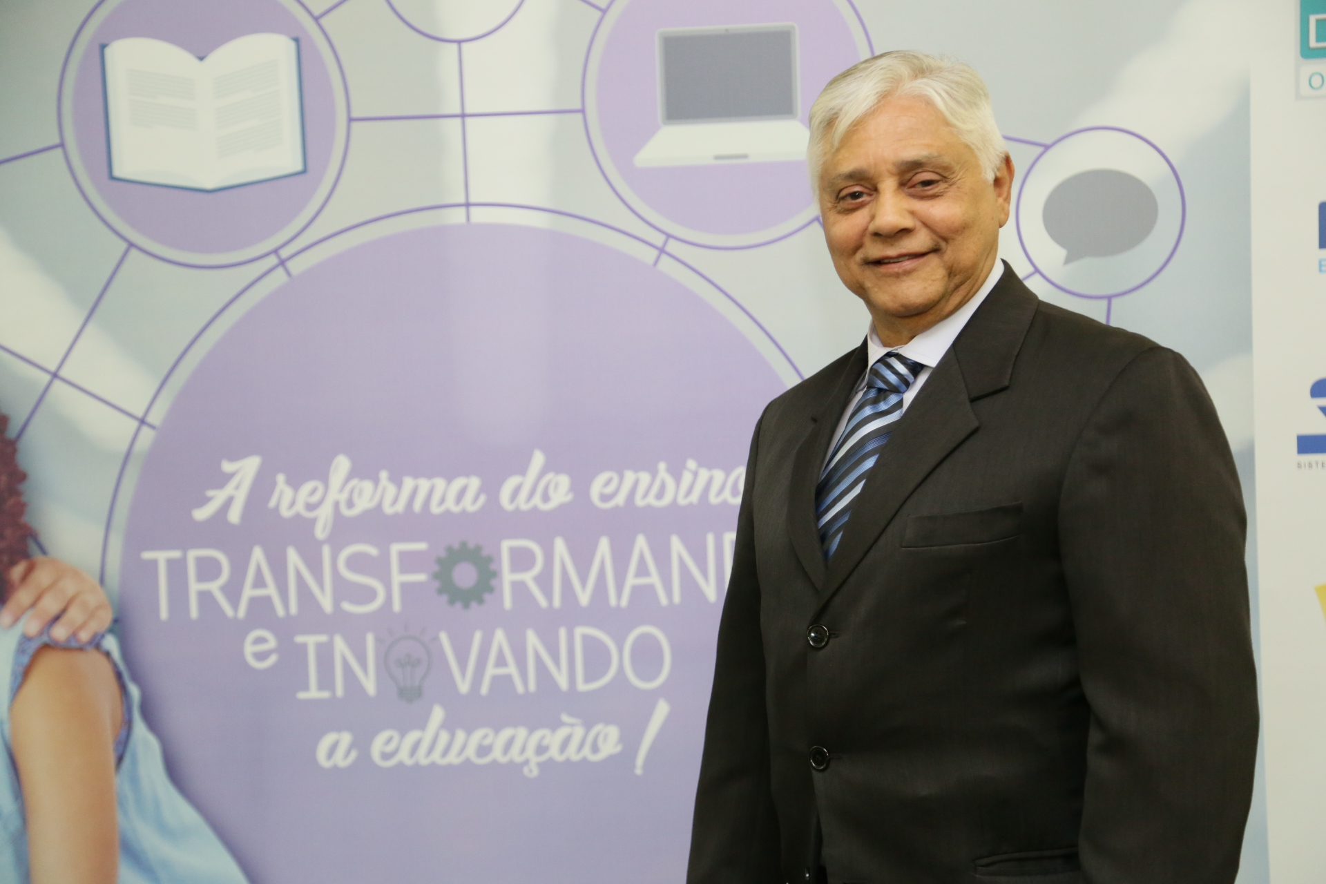 Geraldo Diório, superintendente do SinepeES, (Foto: Jefferson Roccio/ Divulgação do Sinepe-ES)