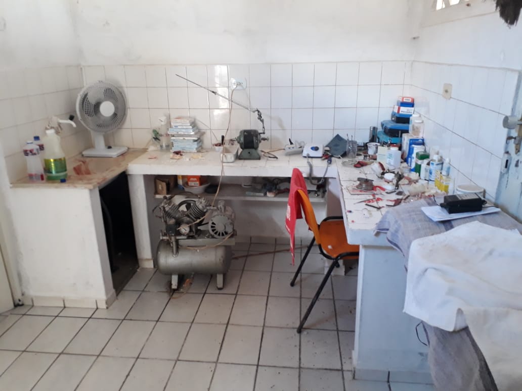 Consultório do falso dentista (Foto: Divulgação/ CRO-ES)