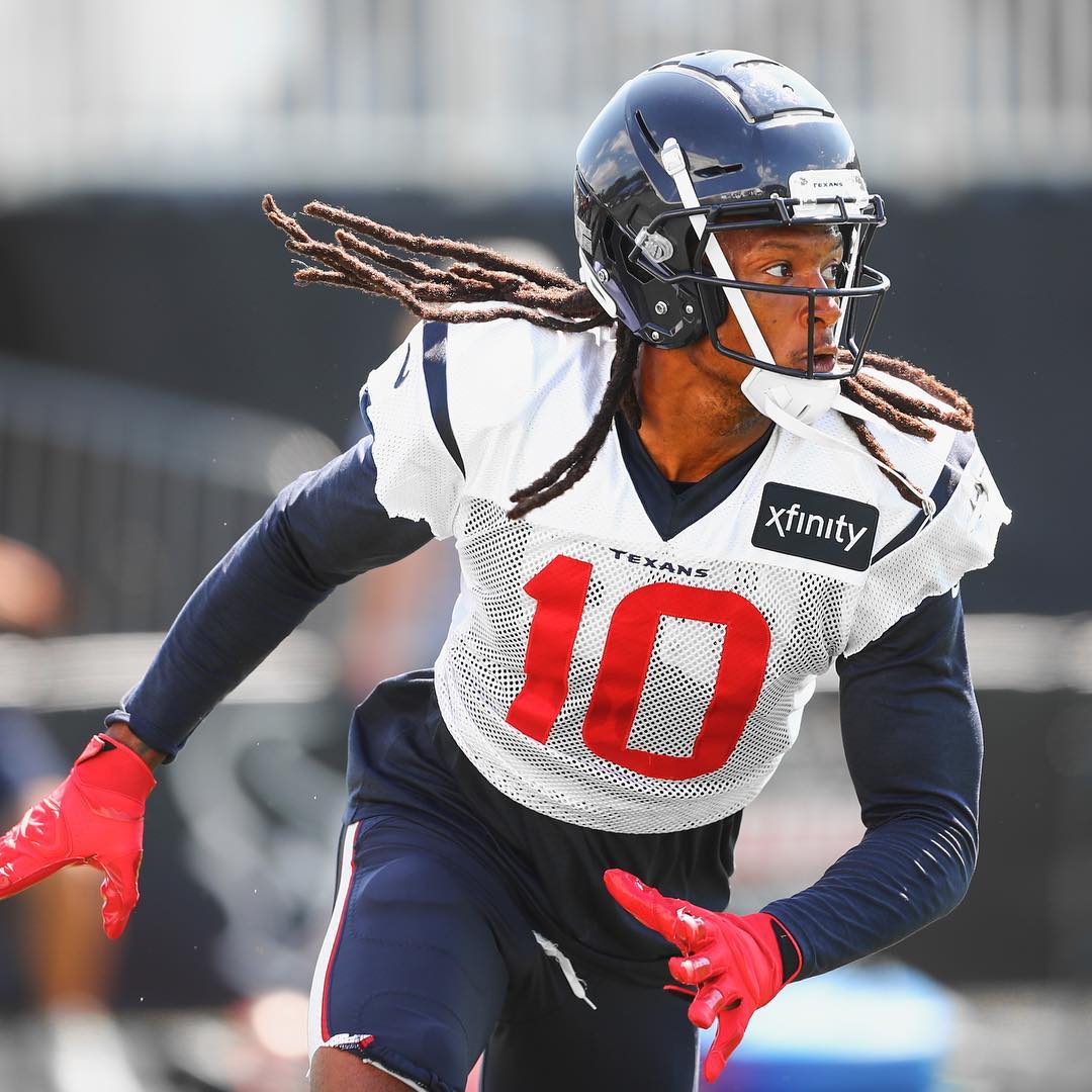 O jogador e ex de Iggy, DeAndre Hopkins (Foto: Reprodução/ Instagram)