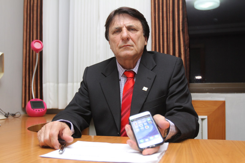 Empresário Antonio Perovano falou sobre um caso de notícia falsa que aconteceu em sua empresa (Foto: Dayana Souza / AT)