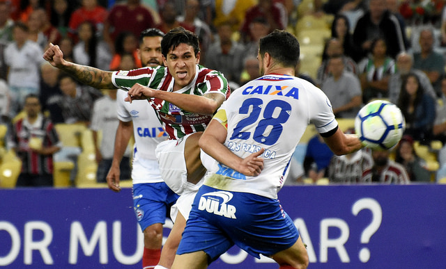 Pedro brilhou praticamente sozinho contra o Bahia (Foto: Mailson Santana/Fluminense)