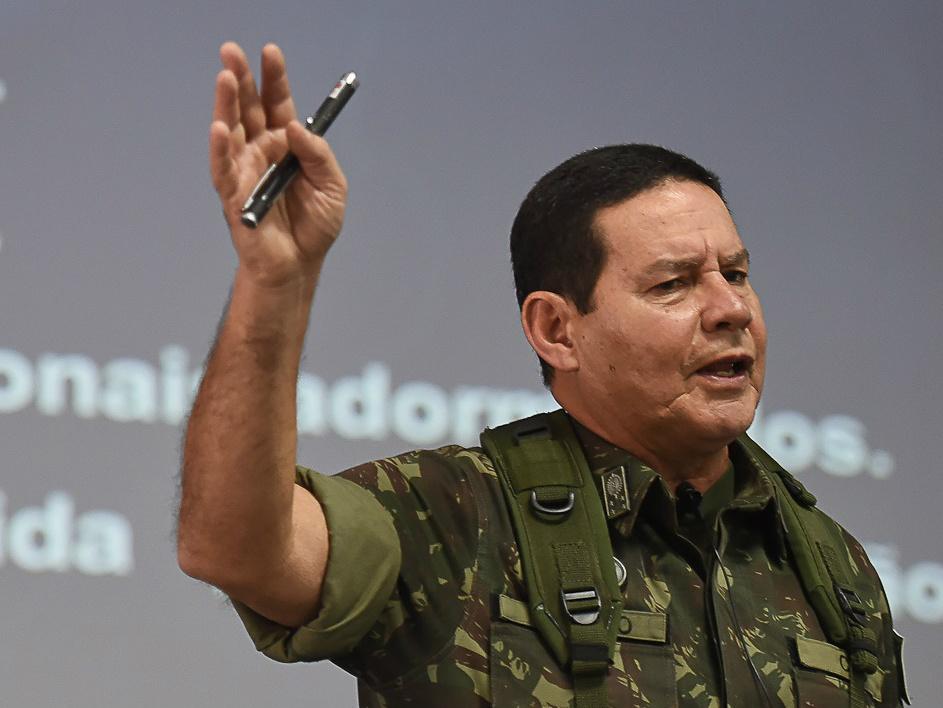 Mourão é vice de Bolsonaro (Foto: Reprodução)