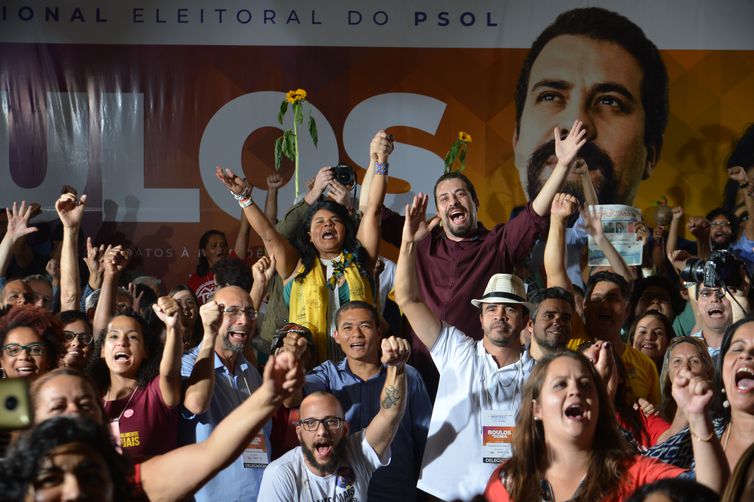 O PSOL confirmou a candidatura de Guilherme Boulos à Presidência da República. (Foto: Rovena Rosa/Agência Brasil)