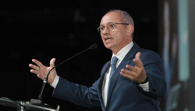 Hartung condenou a política populista apresentada por candidato à Presidência e disse que esse não é o caminho que o País deve seguir na eleição deste ano (Foto: Dayana Souza/AT)