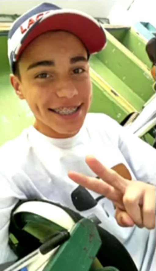 Luan Gabriel morreu após levar tiro. (Foto: Reprodução/Facebook)