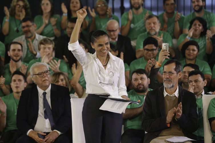 Marina Silva é confirmada candidata a presidente pela Rede. (Foto: Fabio Rodrigues Pozzebom/Agência Brasil)