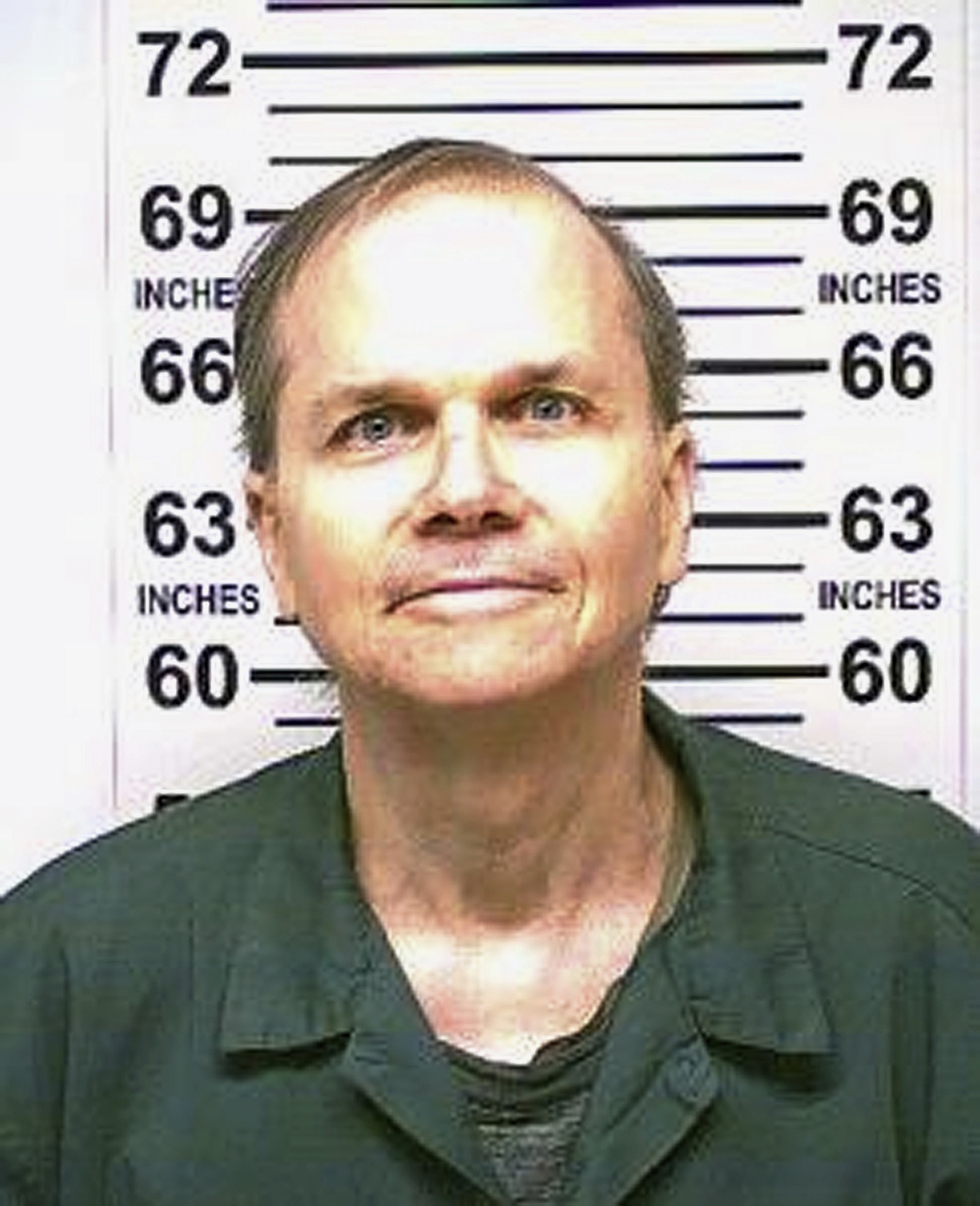 Mark David Chapman, assassino de John Lennon, em imagem de janeiro de 2018. (Foto: Departamento Penal de Nova York)