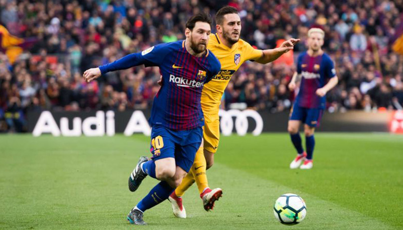 Messi em atuação pelo Barcelona (Foto: Divulgação)