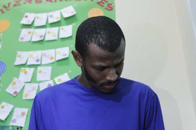 Michael Lelis, que estuprou e marou a criança Fabyane Isadora (Foto: Fábio Vicentini)