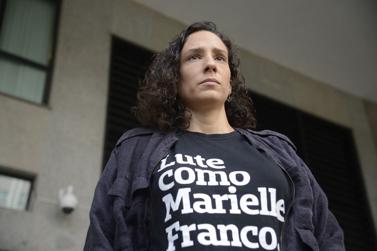 Mônica Benício, viúva de Marielle Franco. (Foto: Tânia Rêgo/Agência Brasil)
