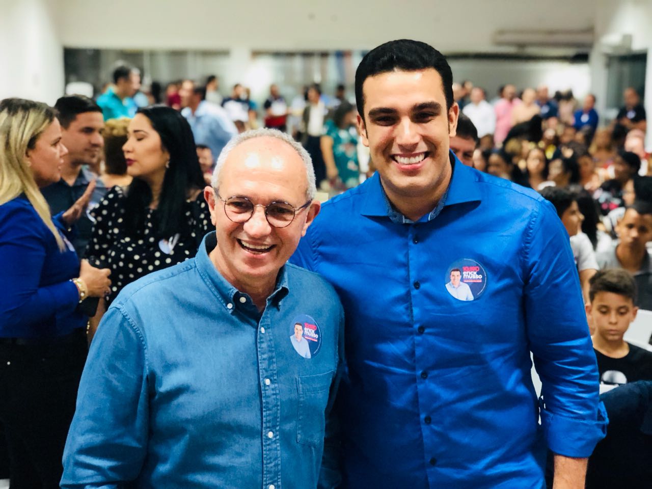 Hartung ao lado de Erick Musso (Foto: Leonardo Nunes)