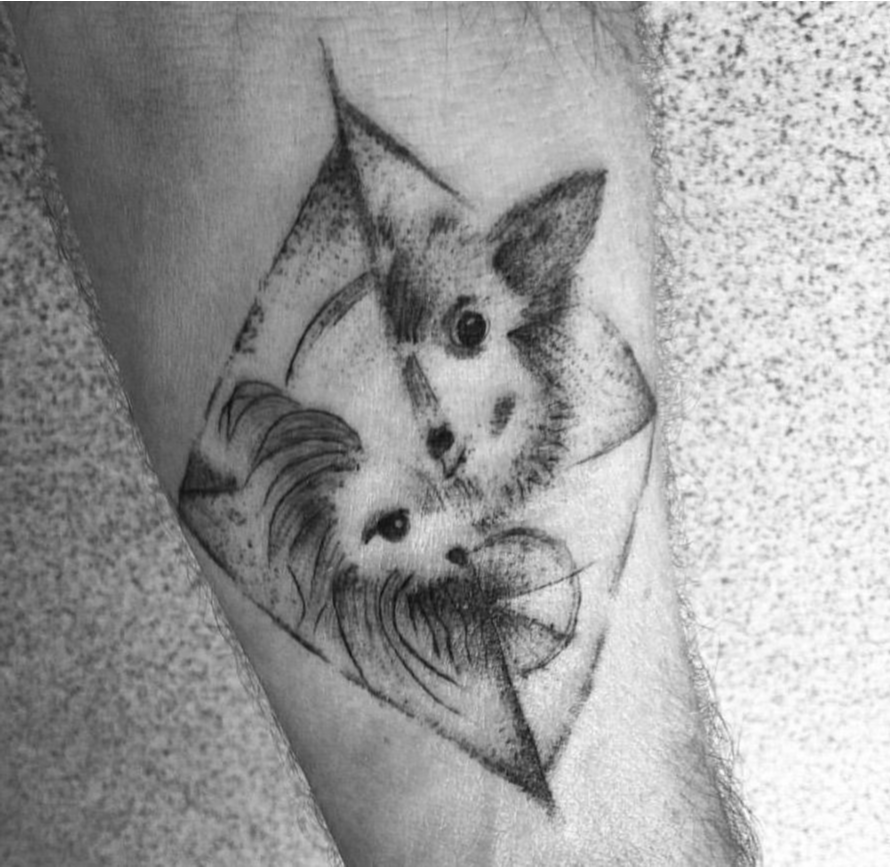 Tatuagem feita por Gê Becker. (Foto: Acervo pessoal)