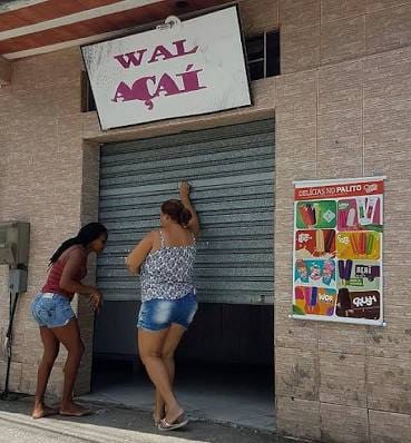 Lanchonete de venda de açaí fica localizada em Angra dos Reis (Foto: Redes Sociais)