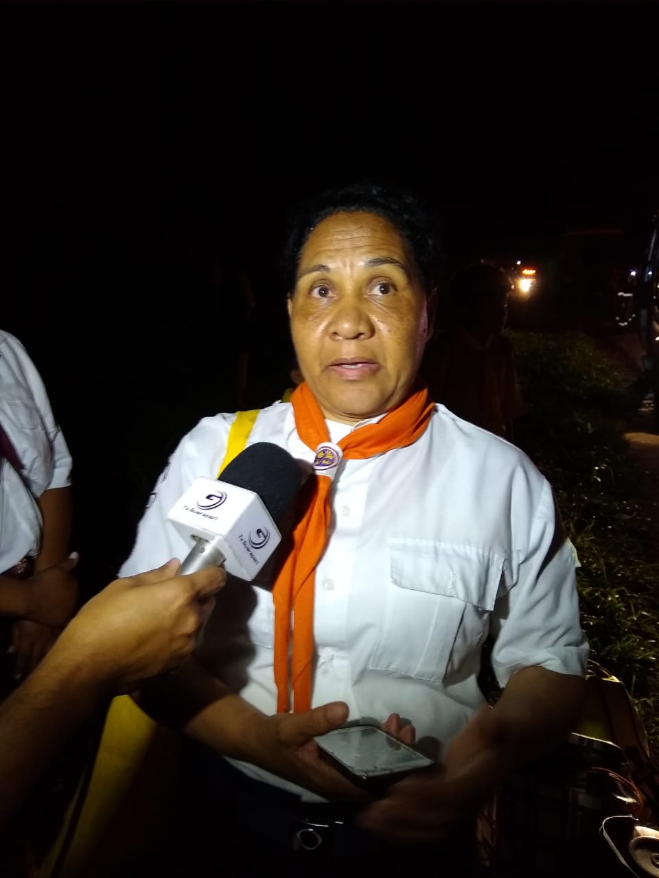 A diretora Beth Lima relatou o desespero das crianças após o acidente. (Foto: Roberta Bourguignon)
