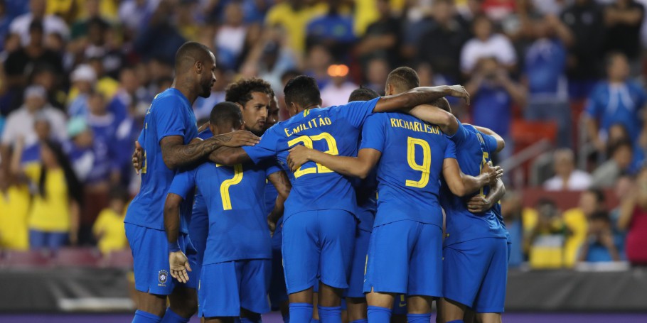 Seleção brasileira tem boa atuação e vence El Salvador por 5 a 0 em Washington (EUA). (Foto: Lucas Figueiredo/CBF)