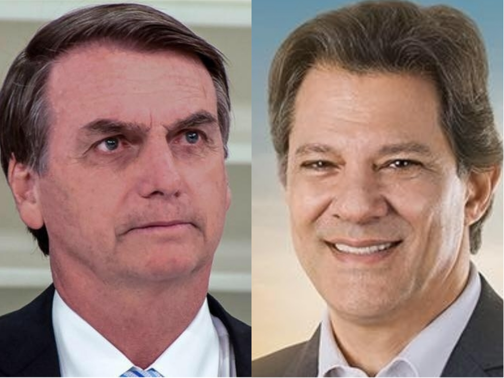 Pesquisa CNT/MDA mostra segundo turno entre Bolsonaro e Haddad (Foto: Divulgação)