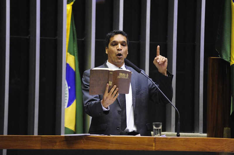 Cabo Daciolo durante sessão da Câmara dos Deputados (Foto: Agência Câmara)