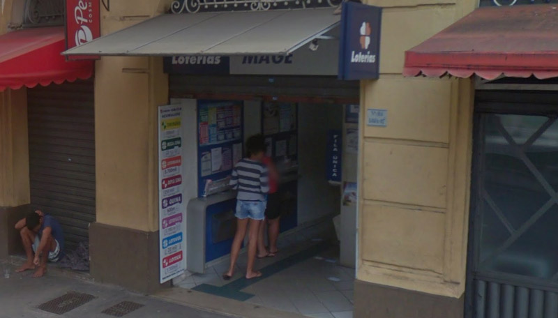 A Casa Lotérica fica localizada próxima ao Parque Moscoso (Foto: Reprodução / Google Maps)