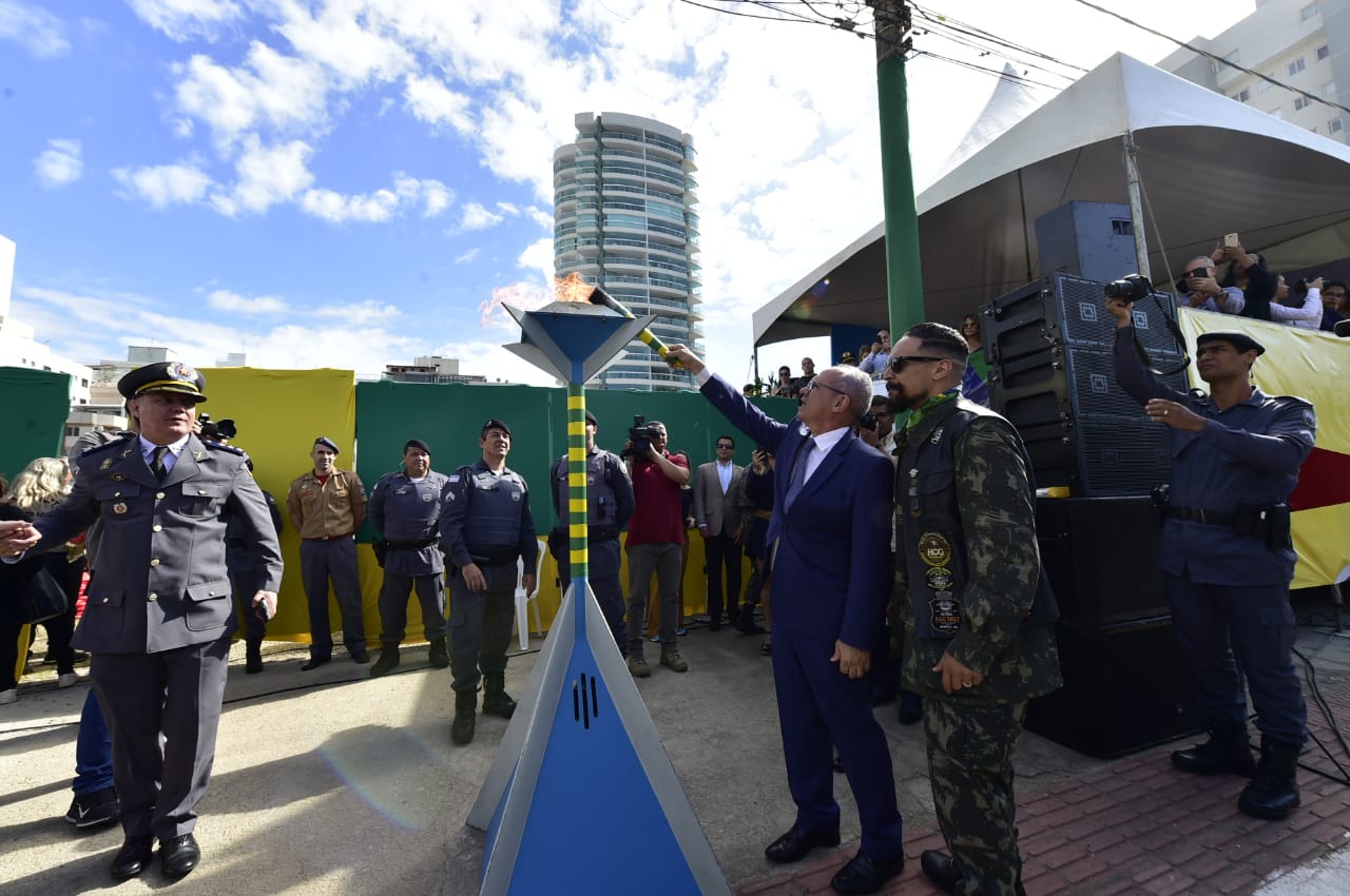 Desfile de 7 de Setembro em Guarapari (Foto: Reprodução/Governo do Espírito Santo)