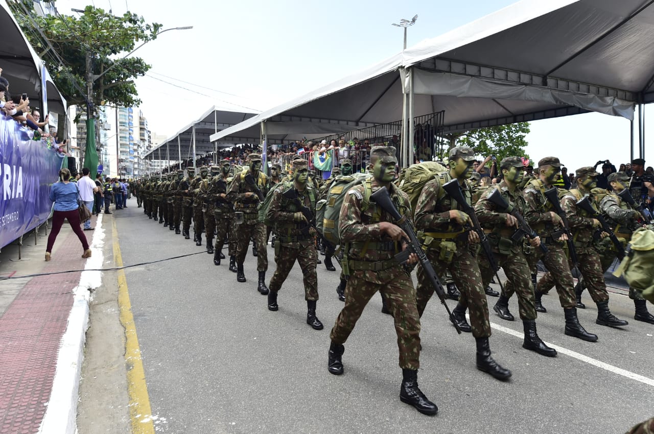 Desfile de 7 de Setembro em Guarapari (Foto: Reprodução/Governo do Espírito Santo)