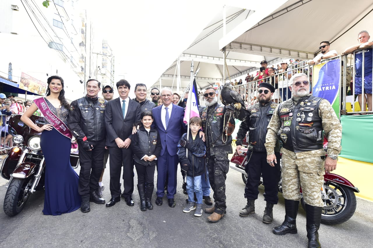 Desfile de 7 de Setembro em Guarapari (Foto: Reprodução/Governo do Espírito Santo)