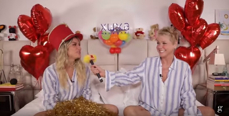 Participação da Xuxa no canal de Giovanna (Foto: Reprodução/ Youtube GIOH)