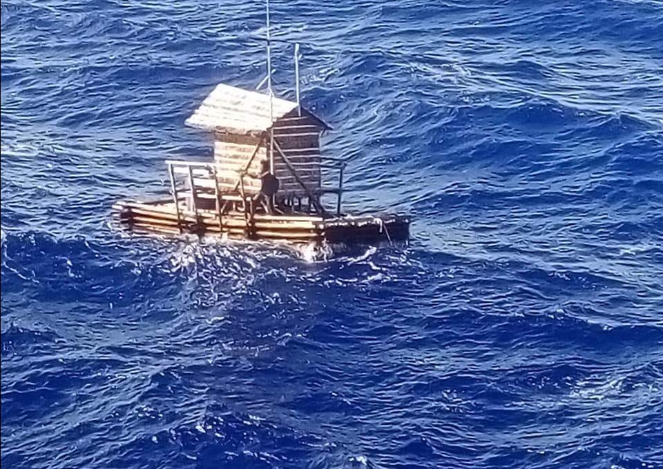 Indonésio fica 49 dias à deriva (Foto: Consulado da Indonésia em Osaka)