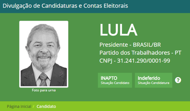 Nome de Lula já aparece como