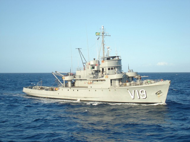 Corveta Caboclo, navio da Marinha do Brasil (Foto: Divulgação/Marinha do Brasil)