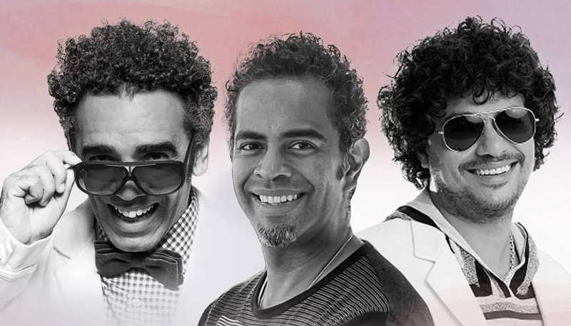Simoninha, Jair Oliveira e Léo Maia dão nova "vida" à canção (Foto: Divulgação)