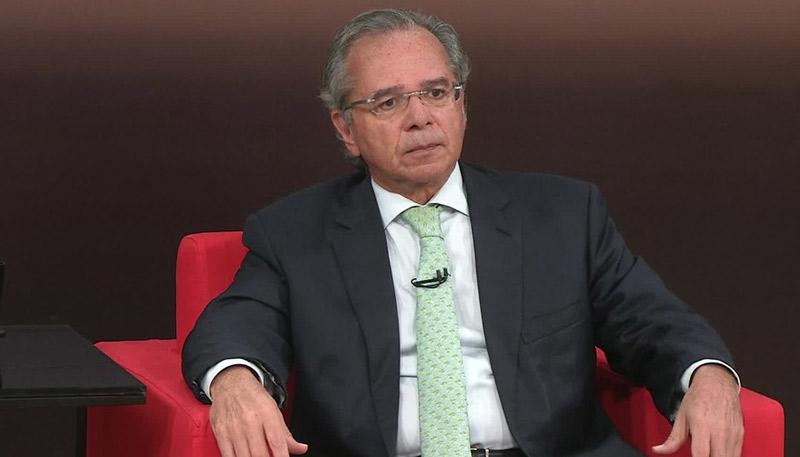 Paulo Guedes, em uma das entrevistas concedidas ao longo da campanha (Foto: Reprodução / Globonews)