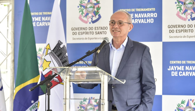 Governador destacou a importância do esporte (Foto: Leonardo Duarte / SECOM-ES)