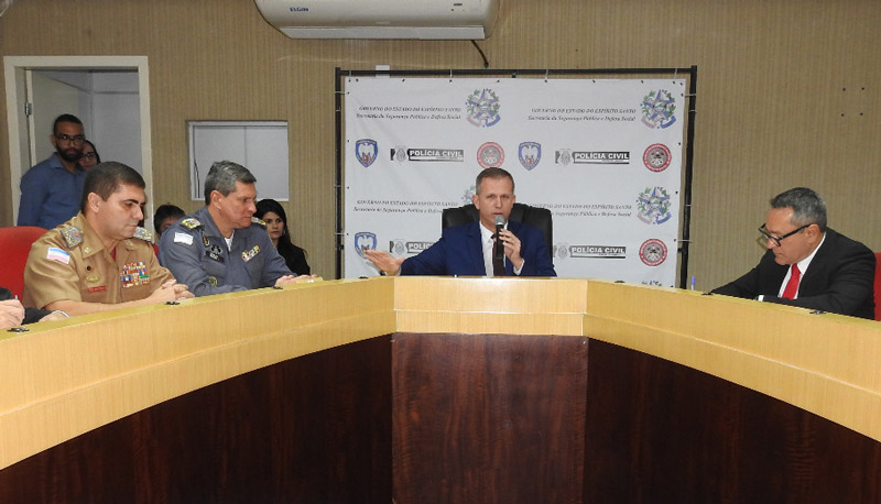 Dados foram apresentados em reunião nesta sexta-feira (Foto: Assessoria SESP)
