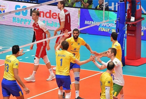 Brasil fica com vice no Mundial de vôlei. (Foto: Reprodução Instagram/CBV)