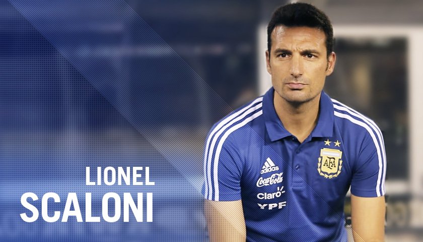 Lionel Scaloni, técnico interino da Argentina (Foto: Divulgação)