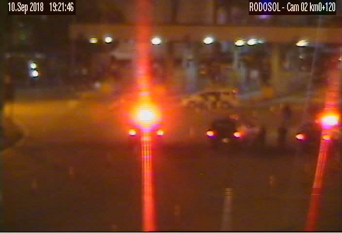 Polícia reforça segurança na Terceira Ponte (Foto: Reprodução/ Rodosol)