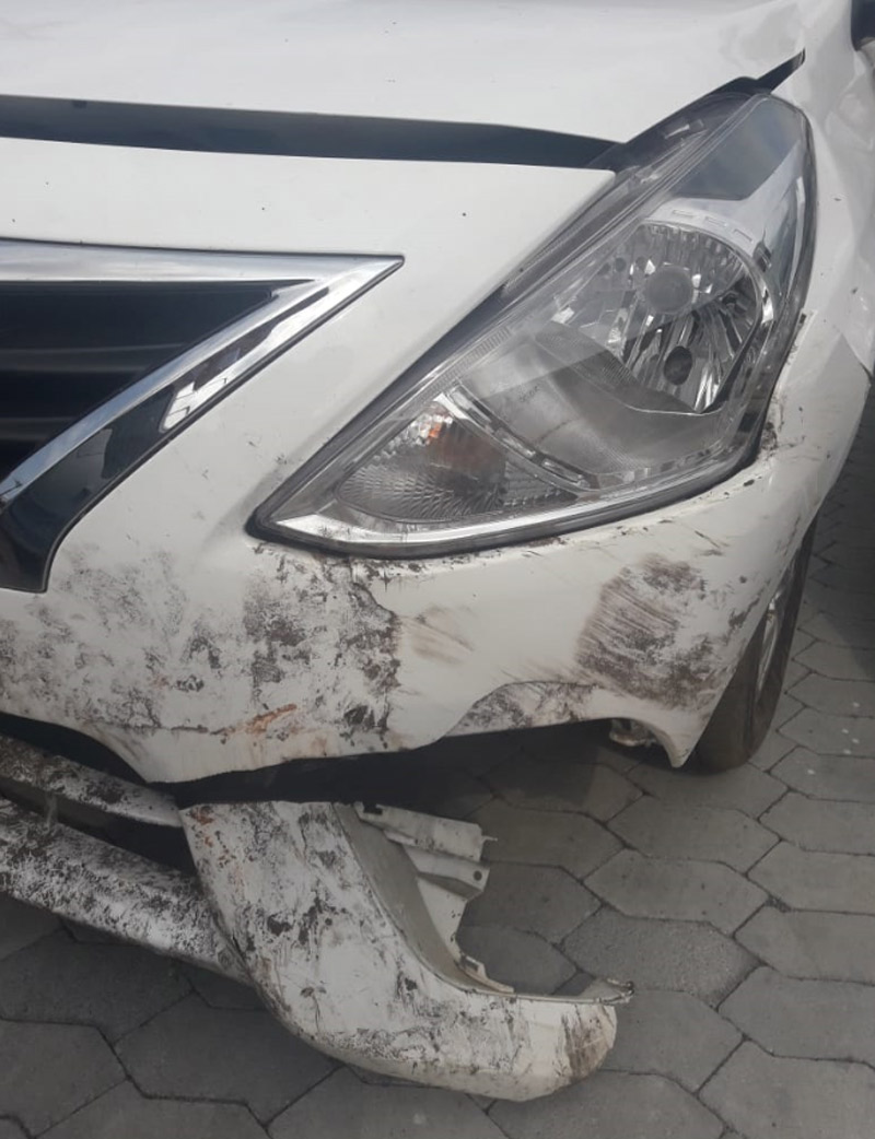 Veículo do proprietário da marcenaria foi recuperado após a perseguição (Foto: Divulgação)