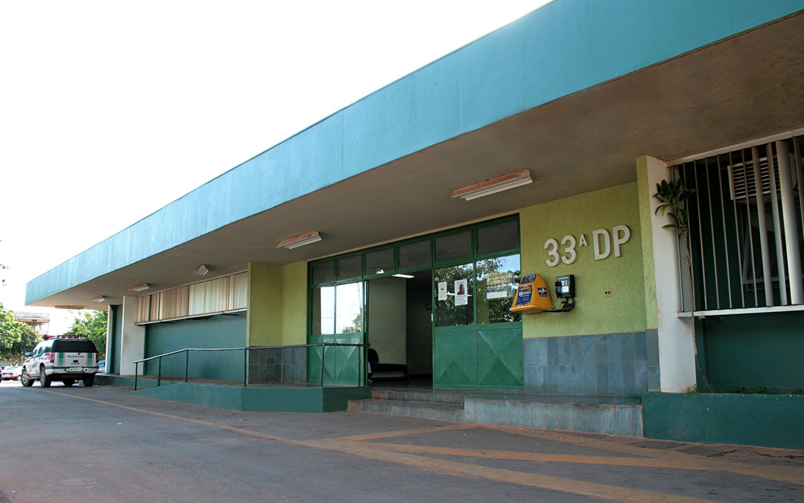 Fachada da 33 ª DP, em Santa Maria, no Distrito Federal (Foto: Divulgação/Reprodução/PCDF)