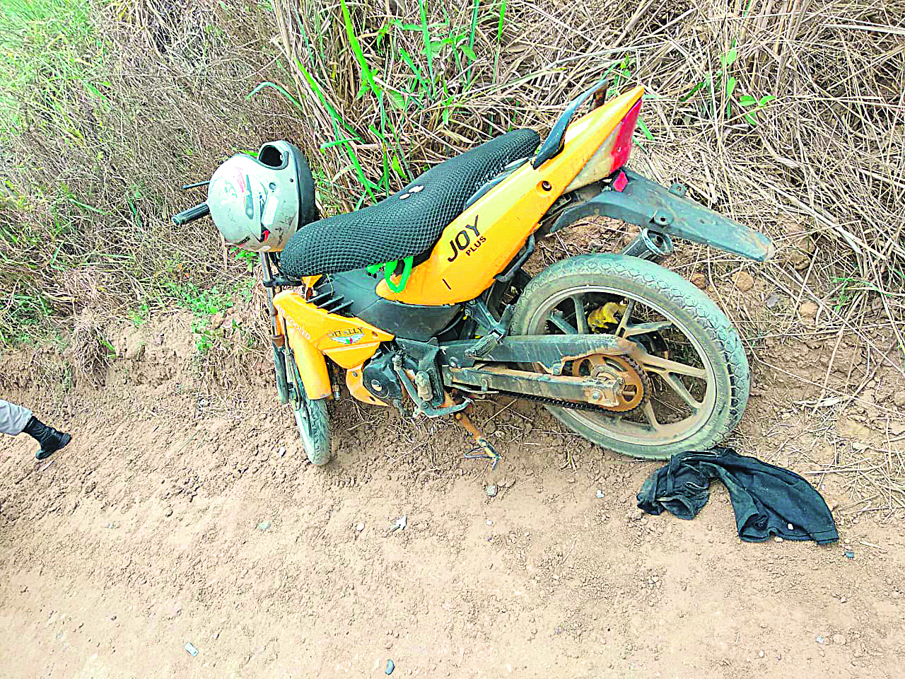 Motociclista bateu de frente com carro no bairro Barbados. (Foto: Divulgação PMES)